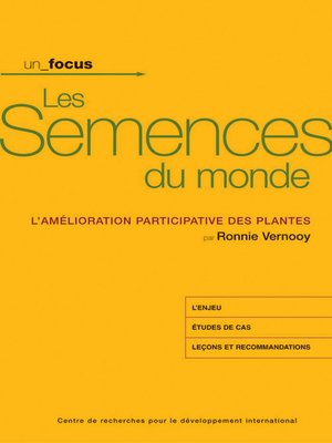 cover image of Les semences du monde
